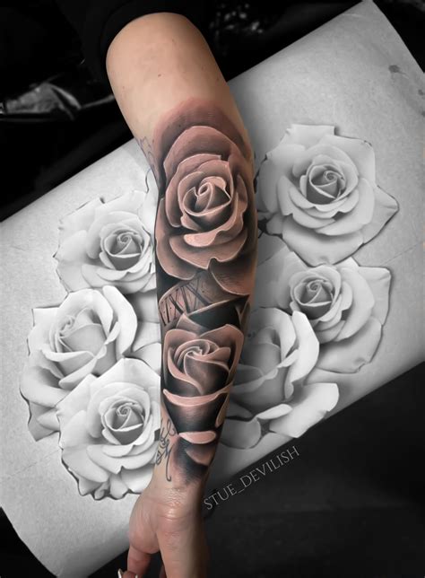 10 Rose Tattoo Designs for a Stunning Arm Piece