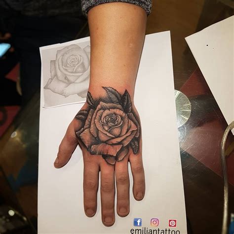 Rose Tattoo Designs On Hand Rosamond Herman