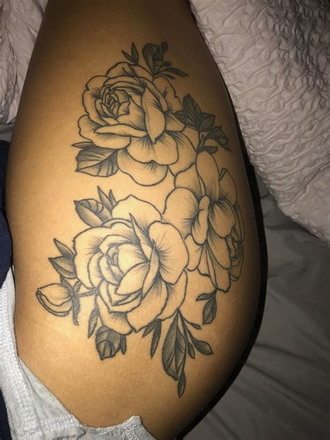 Rose Tattoo Designs for Thighs: Beauty and Meaning