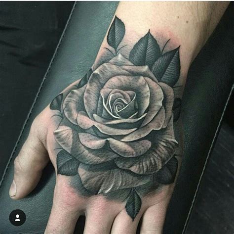 10 Rose Tattoo Designs for Hands