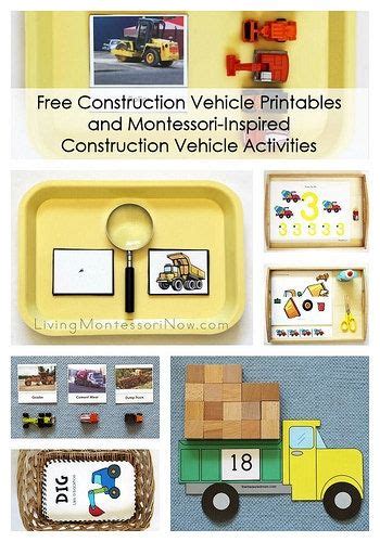 Roundup Of Free Construction Vehicle Printables Plus Ideas For Using A