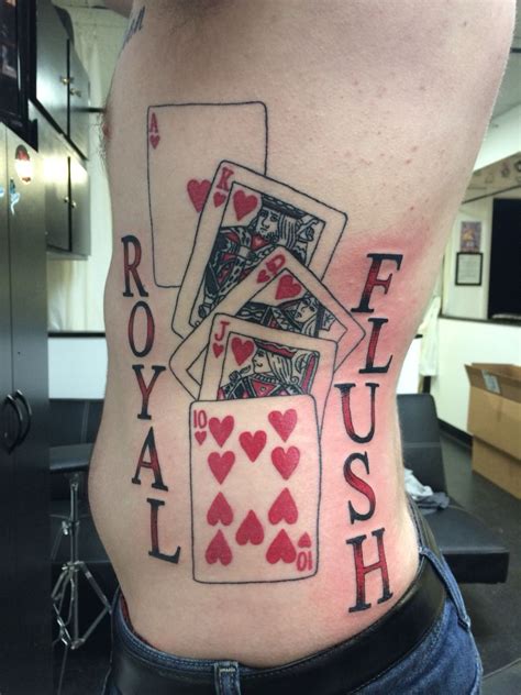 7 Royal Flush Tattoo Designs to Win the Game