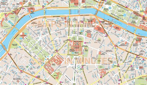 Royalty Free Paris Illustrator Vector Format City Map