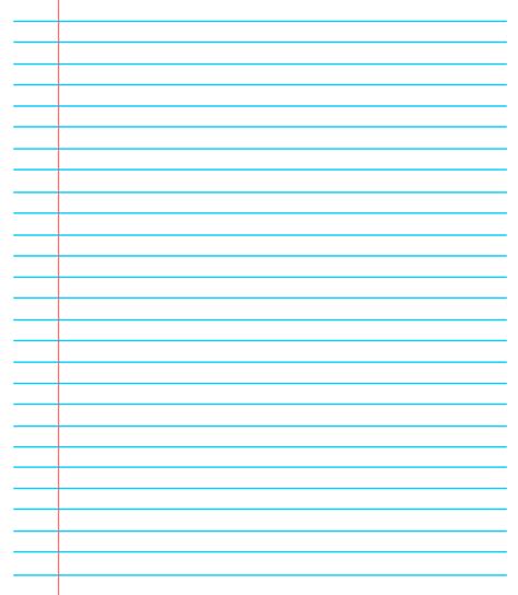 Ruled Paper Printable