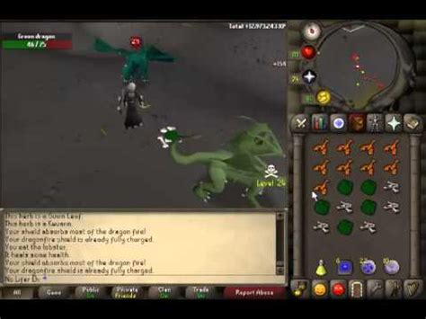 Runescape 2007 600K An Hour Money Making Green Dragon Guide Old School