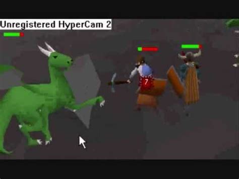 Runescape Old Graphics Green Dragons 2005 Youtube