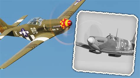 Running Away Would Have Been Boring P 51D Mustang Vs Spitfire Lf Mk Ix Dcs Dogfight Youtube