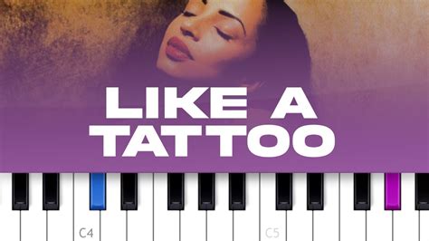 Sade Like A Tattoo Piano Tutorial Youtube