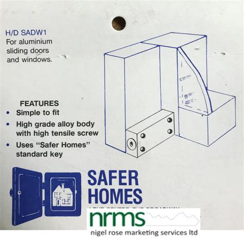 Safer Homes Sliding Door And Window Lock Sadw1 Supplied By Nrms