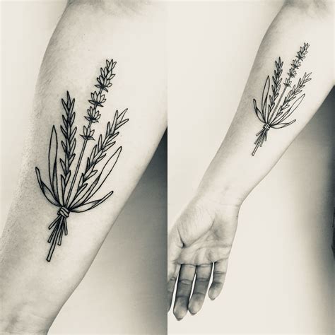 Sage And Lavender Tattoo Google Search Lavender Tattoo Herb Tattoo