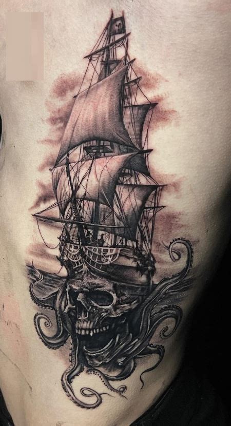 Sailing Ship Tattoo Designs