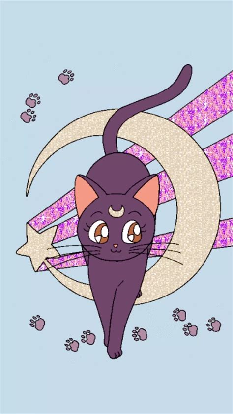 Luna Sailor Moon's Faithful Feline Friend