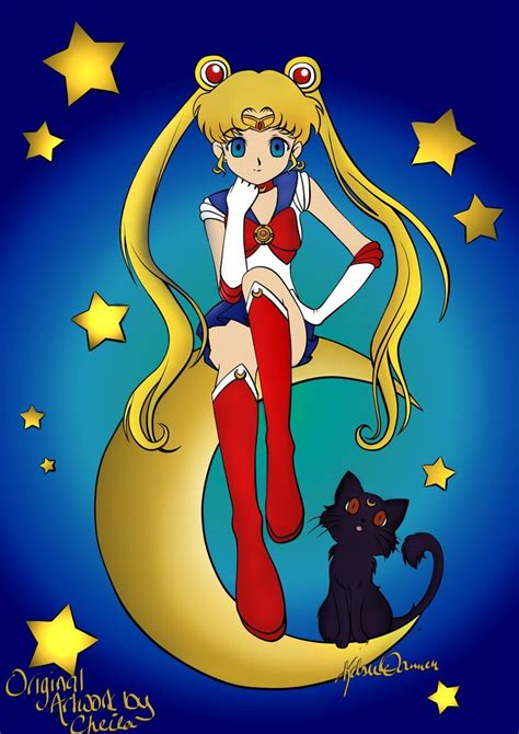 Sailor Moon Luna Wallpaper Wallpapersafari