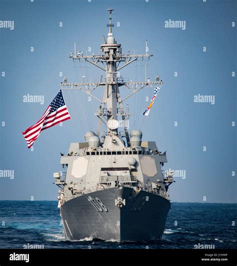 Sailors Assigned To The Arleigh Burke Class Guided Missile Destroyer