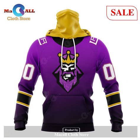 Sale Personalized Nhl Los Angeles Kings Special Retro Gradient Design Hoodie Sweatshirt 3D