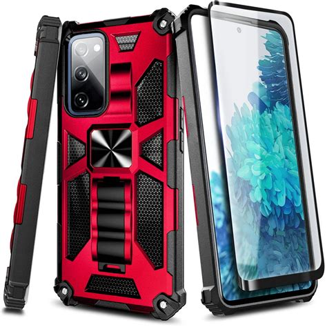 Samsung Galaxy S20 Fe 5G Case With Tempered Glass Screen Protector