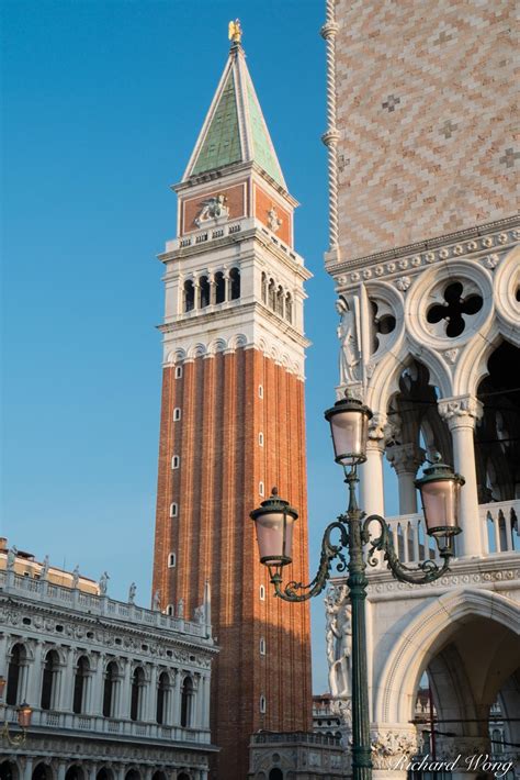 San Marco Campanile In Venice Veneto Italy Venecia Italia