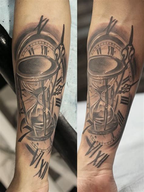 Sand Timer Tattoo: A Symbol of Time and Elegance