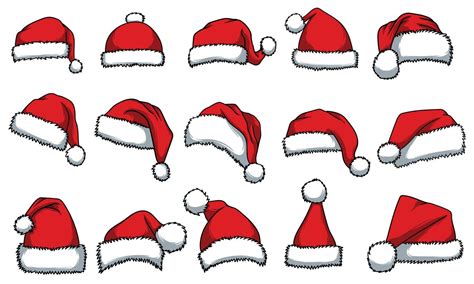 Santa Hat Element Accessories Vector Illustration 15291183 Vector Art