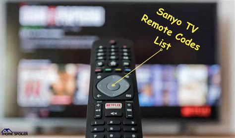 Sanyo Tv Remote Code