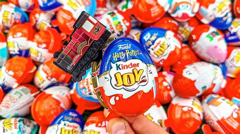 Satisfying Kinder Joy Harry Potter New Unwrapping 100 Surprise Eggs