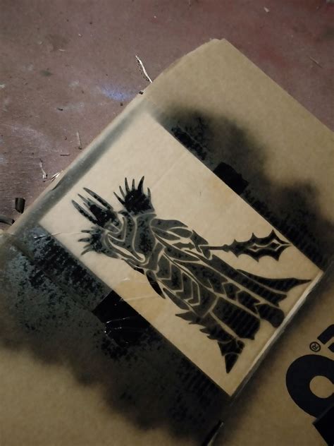 Sauron Stencil By Beugemyster Download Free Stl Model Printables Com