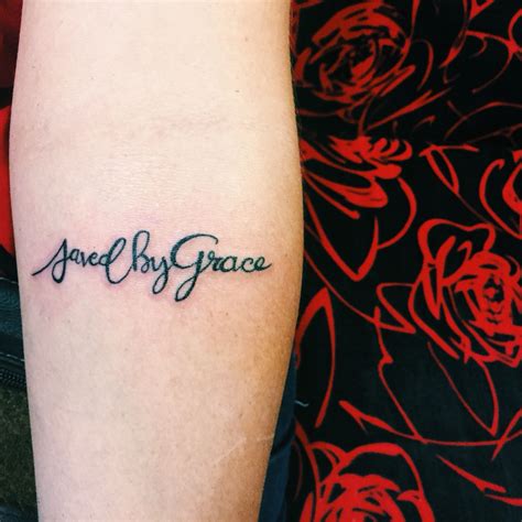 Saved By Grace Tattoo Designs Driesvannotenblazer