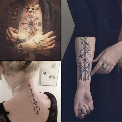 Scandinavian Tattoo For Women Scandinavian Tattoos Female Viking