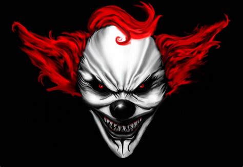 Scary Clown Faces Digital Drawing 50 Scary Clowns That Will Haunt In Your Dreams Scary Clown