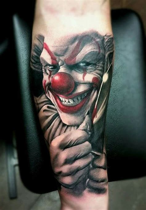 7 Creepy Clown Tattoo Designs to Haunt Your Dreams