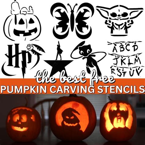 Scary Pumpkin Stencils Free Printable Friday We Re In Love