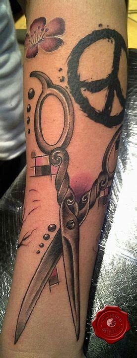 Scissors Tattoo By Don Preston Tattoos Hairdresser Tattoos Scissors Tattoo Hair Scissor Tattoos