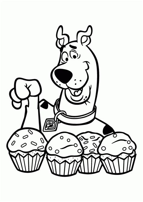 Scooby Doo Printable Coloring Pages for Kids