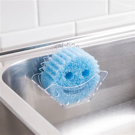 Scrub Daddy Universal Sponge Caddy Holder Clear Kitchen Stuff Plus