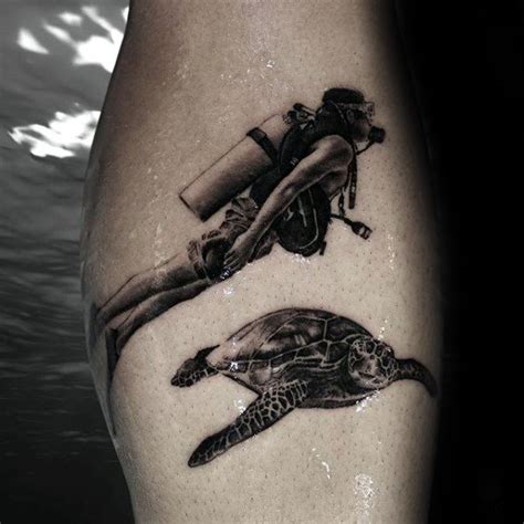 Scuba Diver Tattoo Ideas Photos