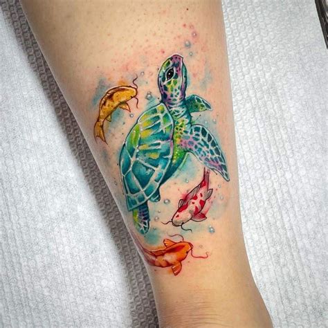 Sea Turtle Tattoo Turtle Tattoo Designs Sea Tattoo Water Tattoos