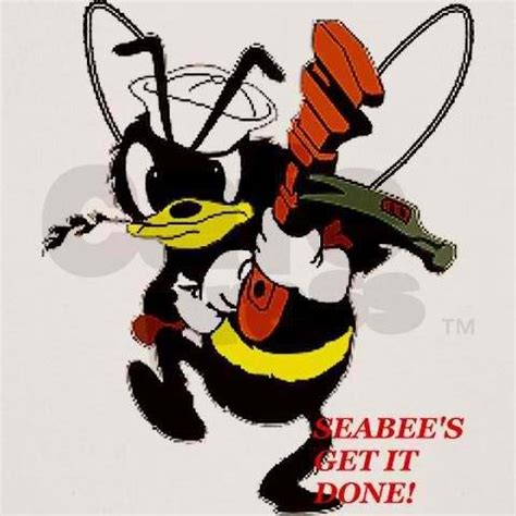 Seabees Logo Designed By Walt Disney In 1943 For U S Navy Military