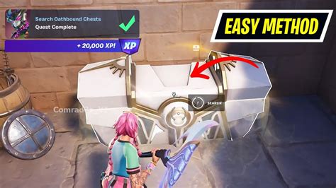 Search Oathbound Chests Fortnite Locations Open Chests In Hot Spots Fortnite Youtube