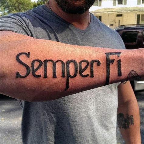 Semper Fi Tattoo Designs Ideas and Meaning