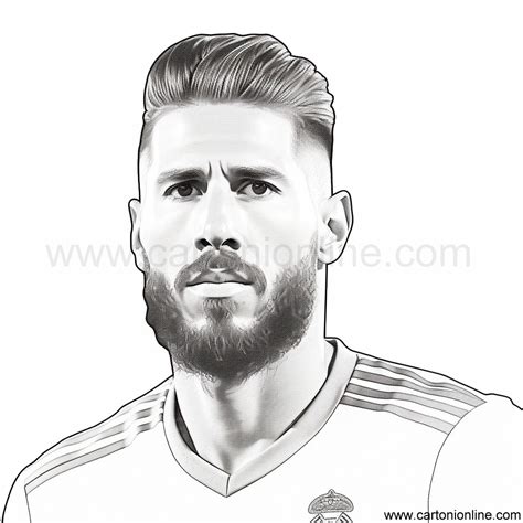 Sergio Ramos Coloring Pages Printable For Free Download