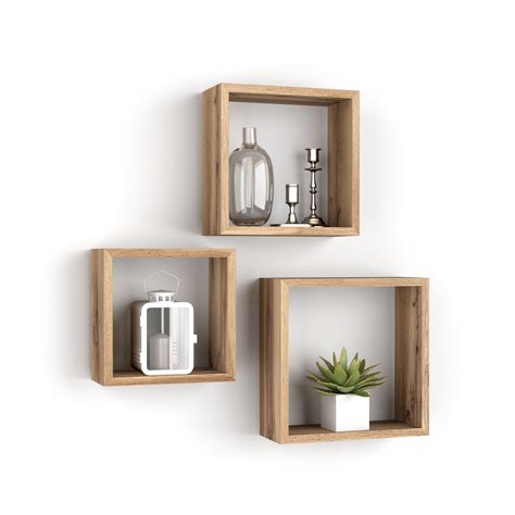 Set Da 3 Room Decor Bedroom Diy Room Decor Room Diy Cube Shelves Wall Shelves Cube Wall