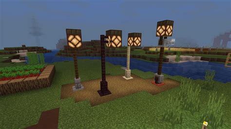 Several Simple Automatic Street Lamp Designs For Your World Minecraft