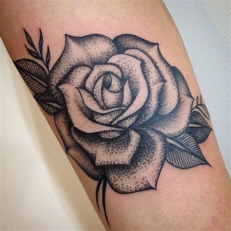 Shaded Rose Tattoo Designs for a Timeless Beauty