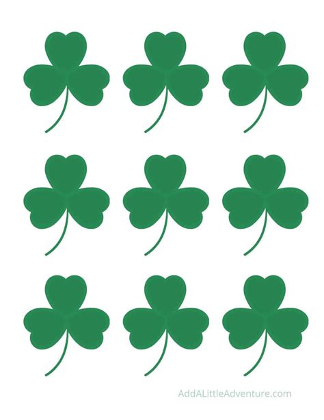 5 Free Shamrock Printables for St. Patrick's Day