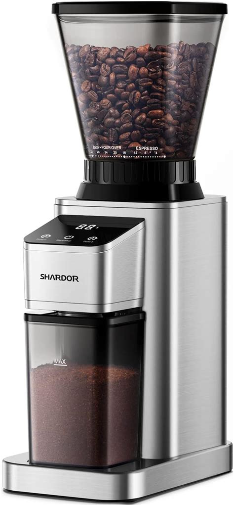 Shardor Conical Burr Coffee Grinder Electric Adjustable Touchscreen