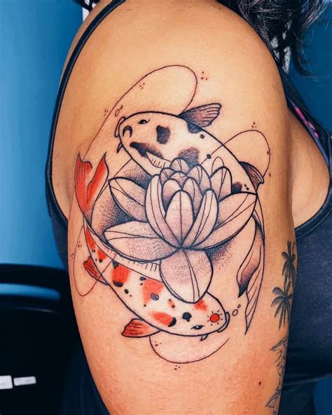 Share 83 Beautiful Koi Fish Tattoo Latest In Coedo Com Vn