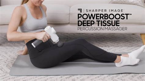 Sharper Image Power Percussion Deep Tissue Massager No Cord