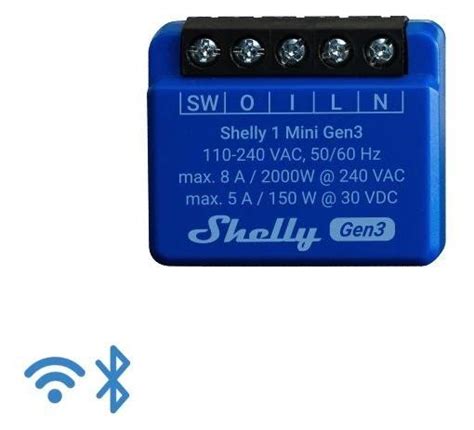 Shelly Plus 1 Mini Gen3 Wlan Kaufen Bei Berrybase