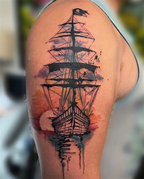 Ship Tattoos Designs Ideas And Meaning Tattoos For You