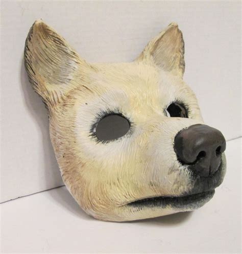 Show Dog Mask Small Dog Costume Mask Animal Cute Dog Mask Etsy